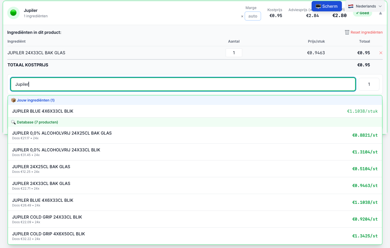 Cost Calculator Screenshot 4